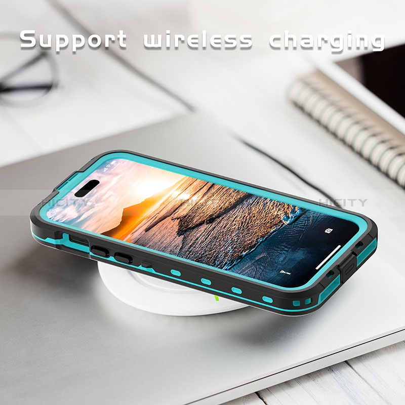 Coque Etanche Contour Silicone et Plastique Housse Etui Waterproof 360 Degres avec Mag-Safe Magnetic Magnetique pour Apple iPhone 13 Plus