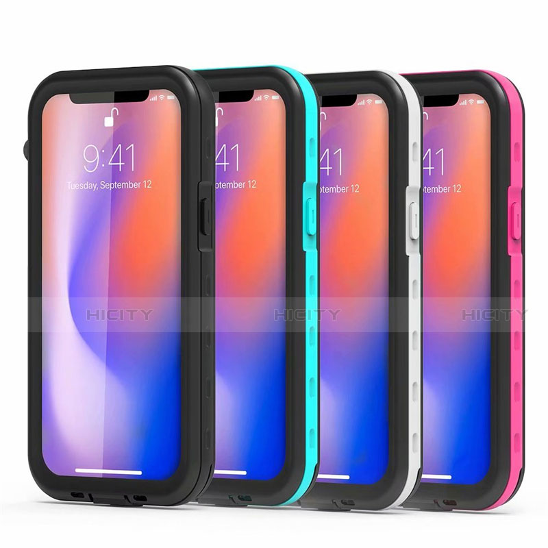 Coque Etanche Contour Silicone et Plastique Housse Etui Waterproof 360 Degres pour Apple iPhone 12 Plus