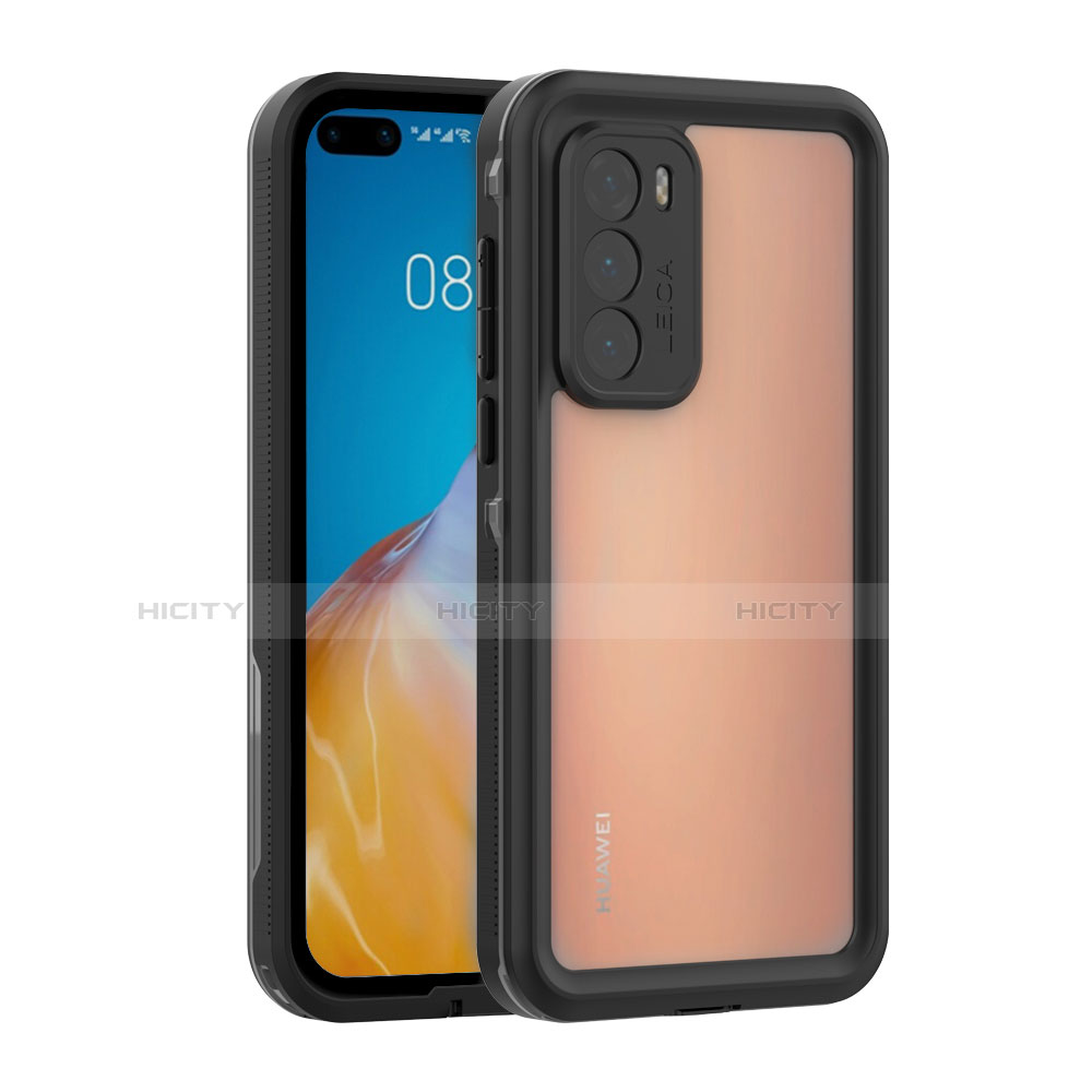 Coque Etanche Contour Silicone et Plastique Housse Etui Waterproof 360 Degres pour Huawei P40 Plus