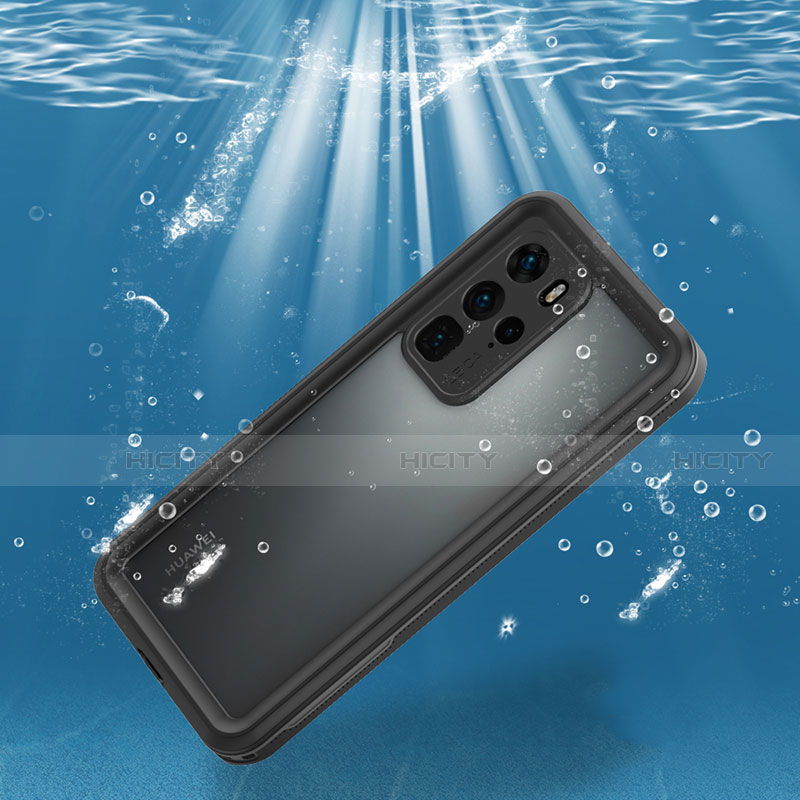 Coque Etanche Contour Silicone et Plastique Housse Etui Waterproof 360 Degres pour Huawei P40 Pro Plus