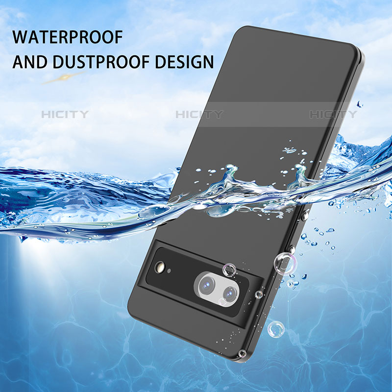 Coque Etanche Contour Silicone et Plastique Housse Etui Waterproof 360 Degres W01 pour Google Pixel 7 5G Noir Plus