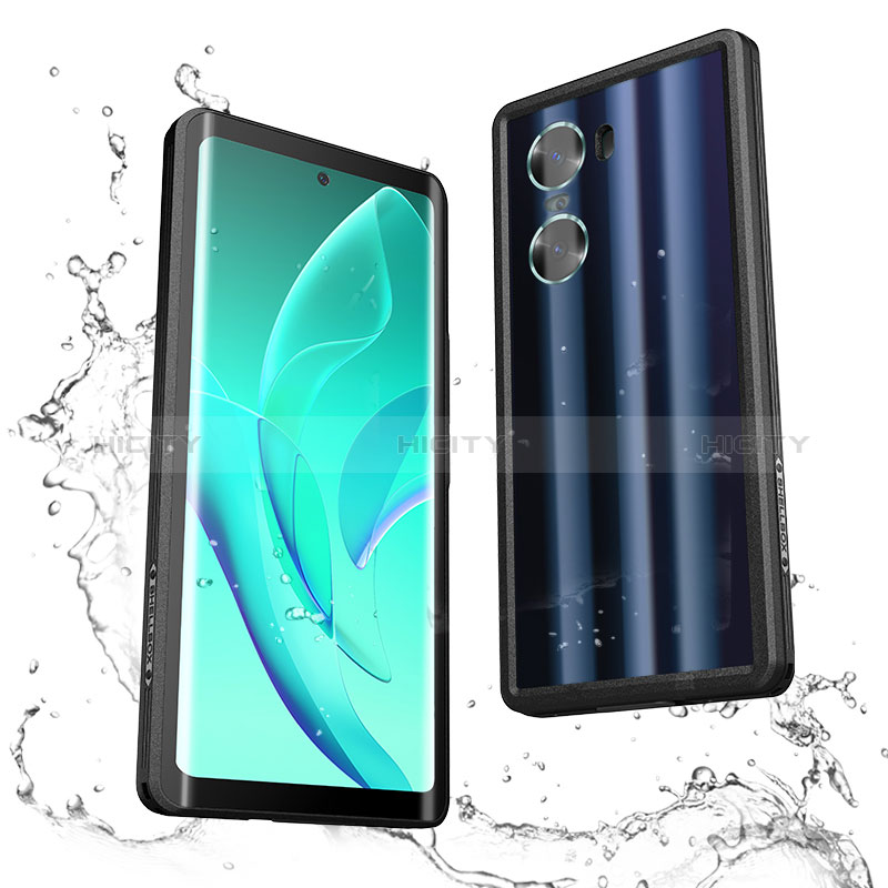 Coque Etanche Contour Silicone et Plastique Housse Etui Waterproof 360 Degres W01 pour Huawei Honor 60 Pro 5G Noir Plus