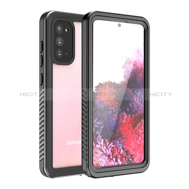 Coque Etanche Contour Silicone et Plastique Housse Etui Waterproof 360 Degres W01 pour Samsung Galaxy S20 FE (2022) 5G Noir Plus