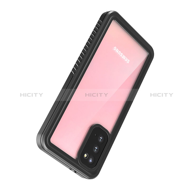 Coque Etanche Contour Silicone et Plastique Housse Etui Waterproof 360 Degres W01 pour Samsung Galaxy S20 FE (2022) 5G Noir Plus