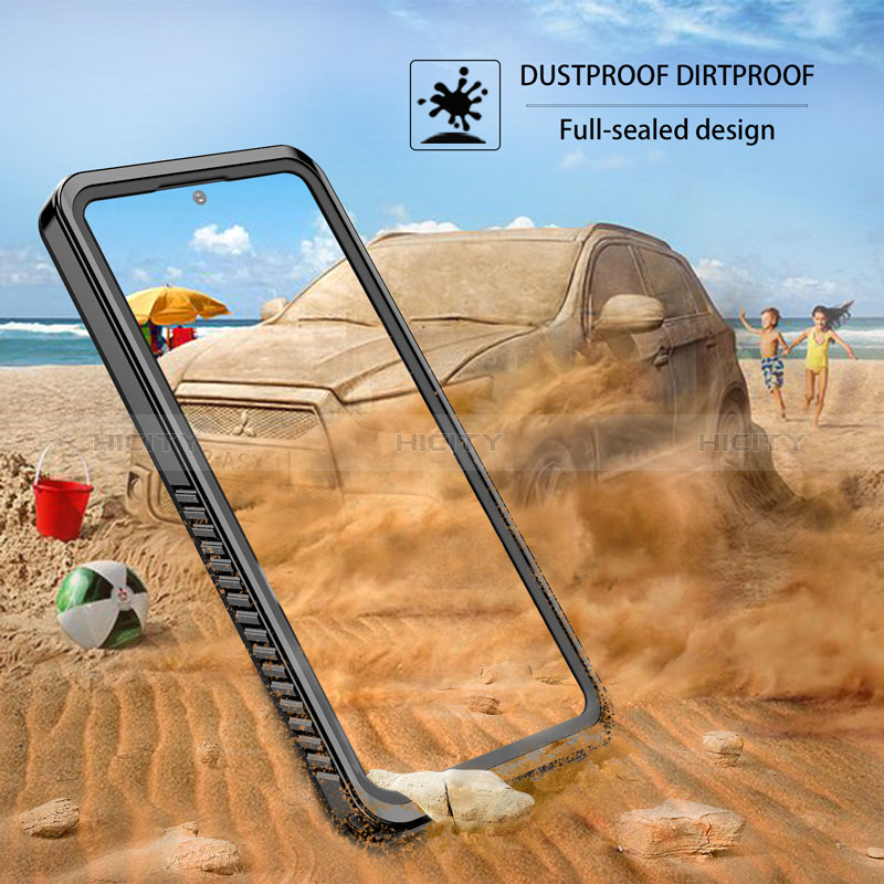 Coque Etanche Contour Silicone et Plastique Housse Etui Waterproof 360 Degres W01 pour Samsung Galaxy S20 FE 5G Noir Plus