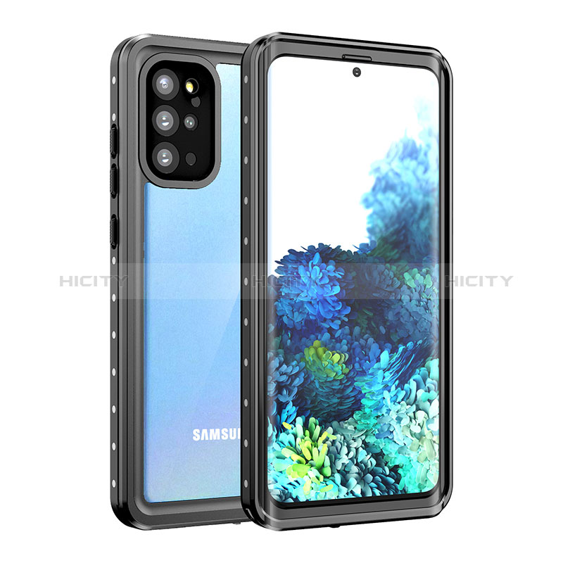 Coque Etanche Contour Silicone et Plastique Housse Etui Waterproof 360 Degres W01 pour Samsung Galaxy S20 Plus 5G Noir Plus