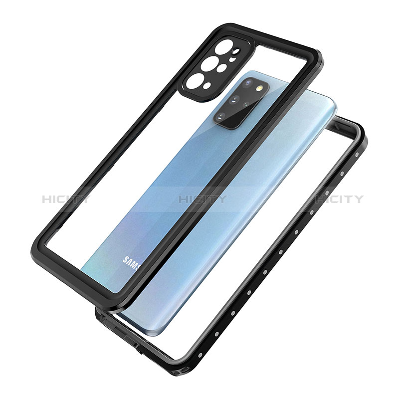 Coque Etanche Contour Silicone et Plastique Housse Etui Waterproof 360 Degres W01 pour Samsung Galaxy S20 Plus 5G Noir Plus