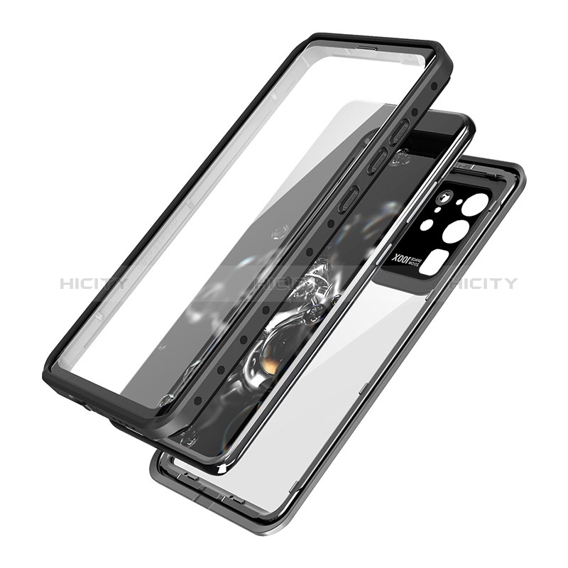 Coque Etanche Contour Silicone et Plastique Housse Etui Waterproof 360 Degres W01 pour Samsung Galaxy S20 Ultra 5G Noir Plus