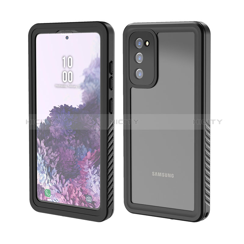 Coque Etanche Contour Silicone et Plastique Housse Etui Waterproof 360 Degres W02 pour Samsung Galaxy S20 FE (2022) 5G Noir Plus