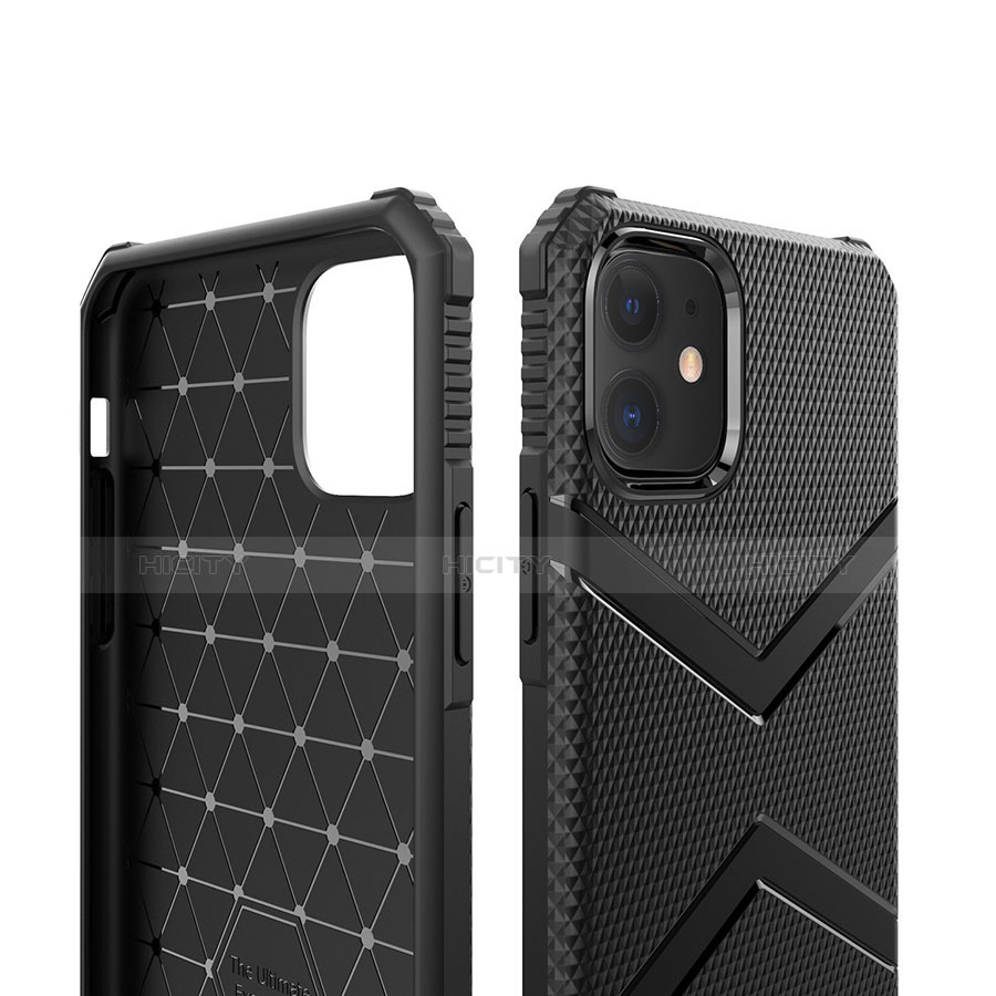 Coque Fibre de Carbone Housse Etui Luxe Serge C01 pour Apple iPhone 11 Plus