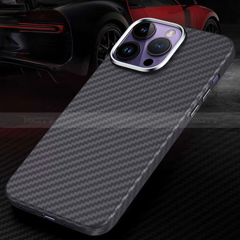 Coque Fibre de Carbone Housse Etui Luxe Serge T01 pour Apple iPhone 16 Pro Max Plus