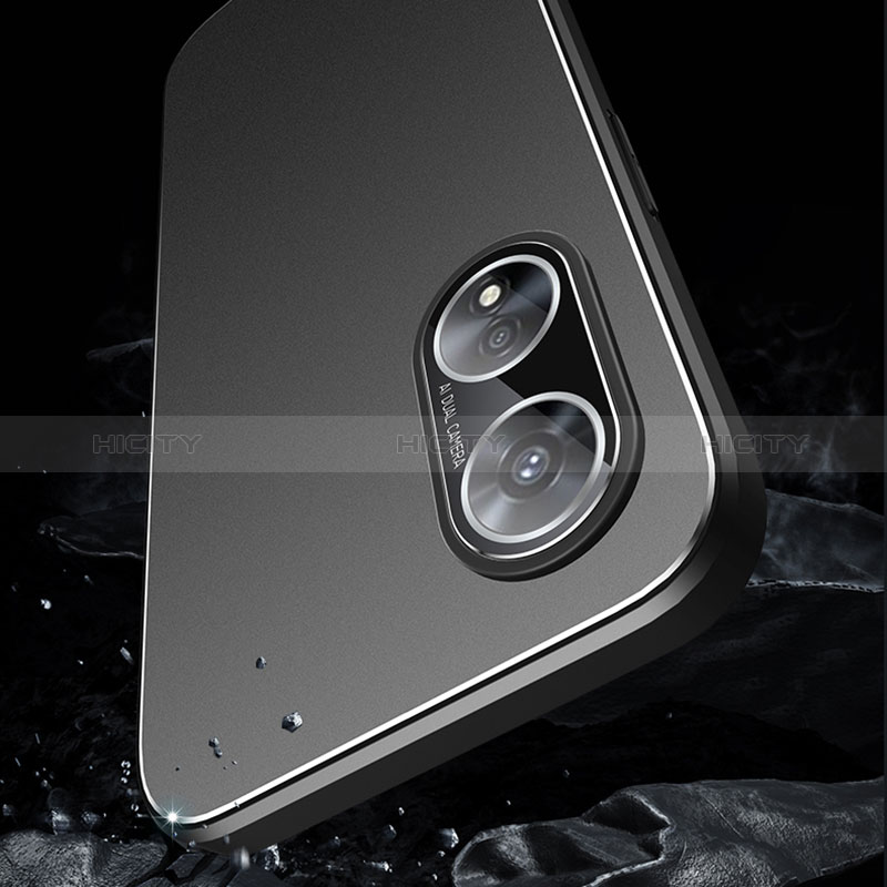Coque Luxe Aluminum Metal Housse et Bumper Silicone Etui J01 pour Oppo A1x 5G Plus