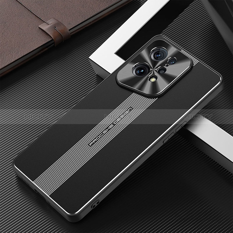 Coque Luxe Aluminum Metal Housse et Bumper Silicone Etui J01 pour Oppo Find X5 5G Plus