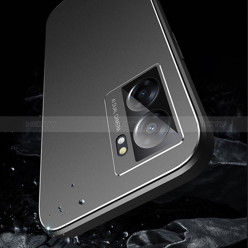 Coque Luxe Aluminum Metal Housse et Bumper Silicone Etui J01 pour Realme Narzo 50 5G Plus