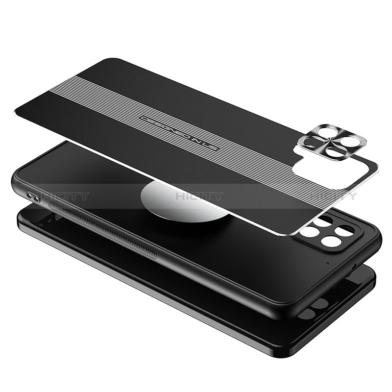 Coque Luxe Aluminum Metal Housse et Bumper Silicone Etui JL1 pour Samsung Galaxy A12 5G Plus