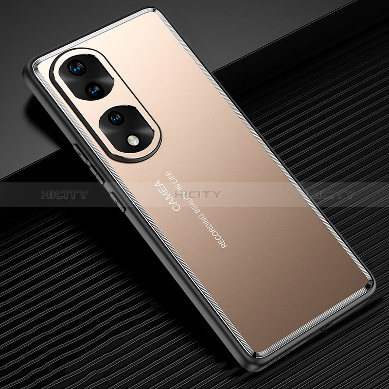 Coque Luxe Aluminum Metal Housse et Bumper Silicone Etui JL2 pour Huawei Honor 70 Pro 5G Plus