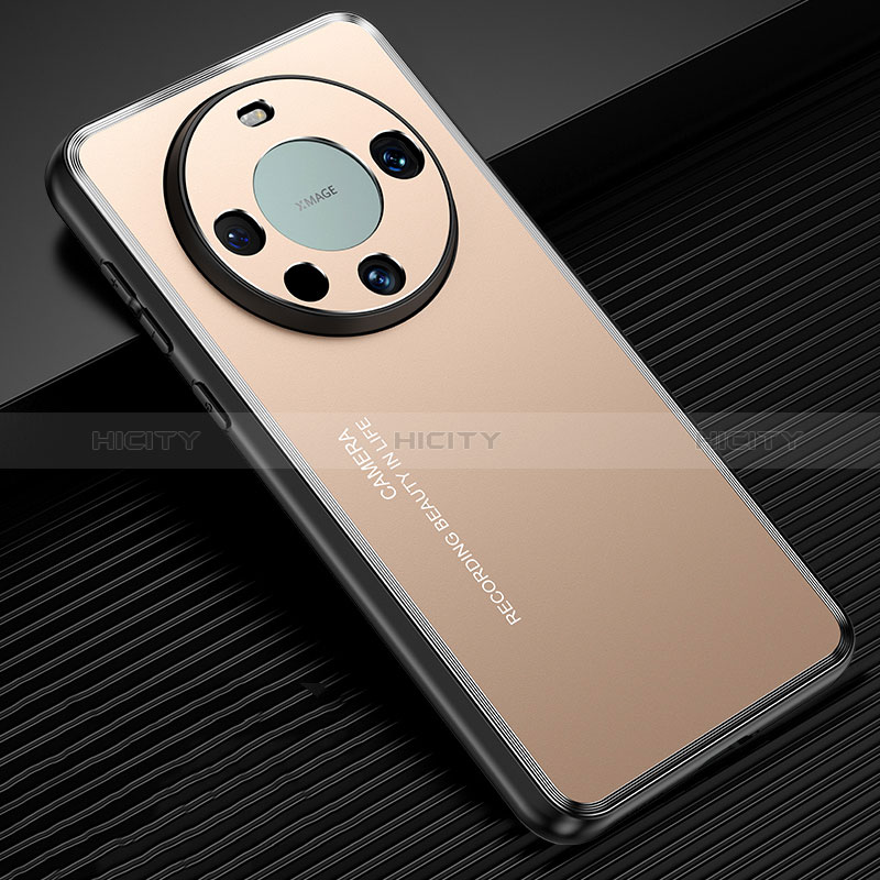 Coque Luxe Aluminum Metal Housse et Bumper Silicone Etui JL2 pour Huawei Mate 60 Pro+ Plus Plus