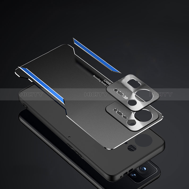 Coque Luxe Aluminum Metal Housse et Bumper Silicone Etui JL2 pour Xiaomi Mi Mix 4 5G Plus