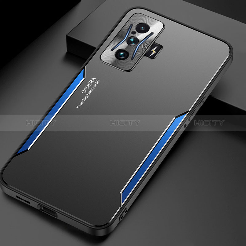 Coque Luxe Aluminum Metal Housse et Bumper Silicone Etui JL2 pour Xiaomi Redmi K50 Gaming 5G Plus