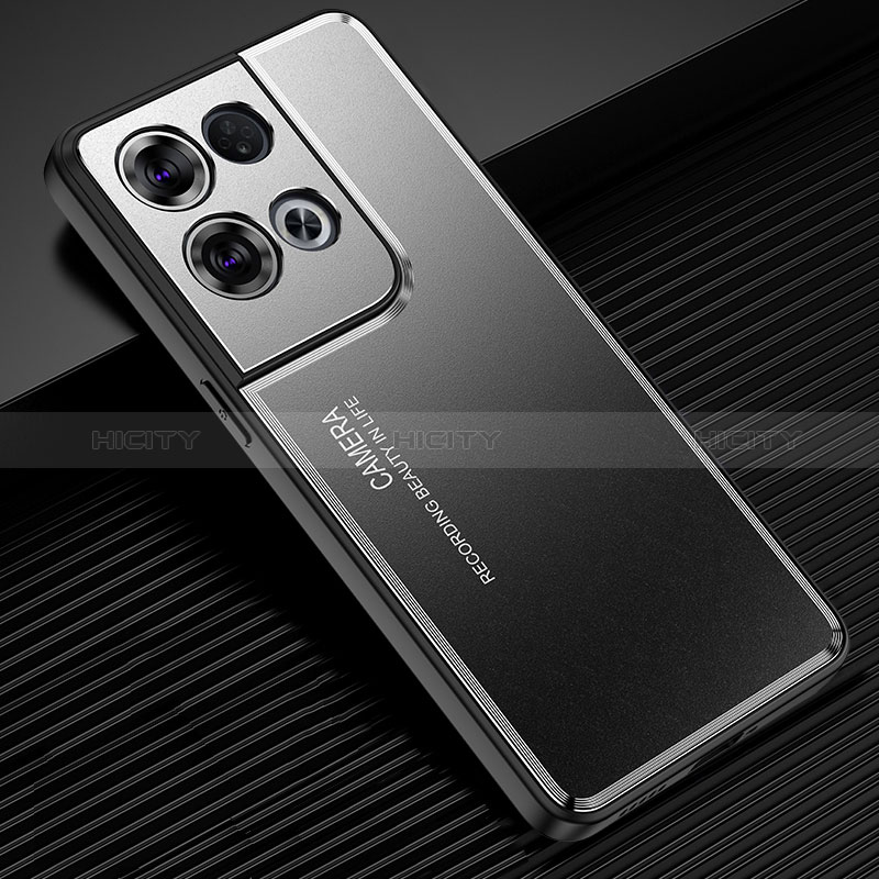 Coque Luxe Aluminum Metal Housse et Bumper Silicone Etui JL2 pour Xiaomi Redmi Note 13 Pro 5G Noir Plus