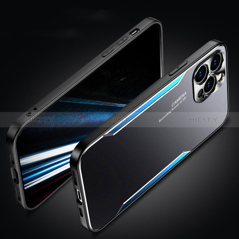 Coque Luxe Aluminum Metal Housse et Bumper Silicone Etui JL3 pour Apple iPhone 13 Pro Max Plus