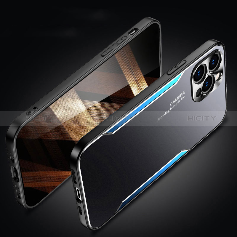 Coque Luxe Aluminum Metal Housse et Bumper Silicone Etui JL3 pour Apple iPhone 15 Plus Plus