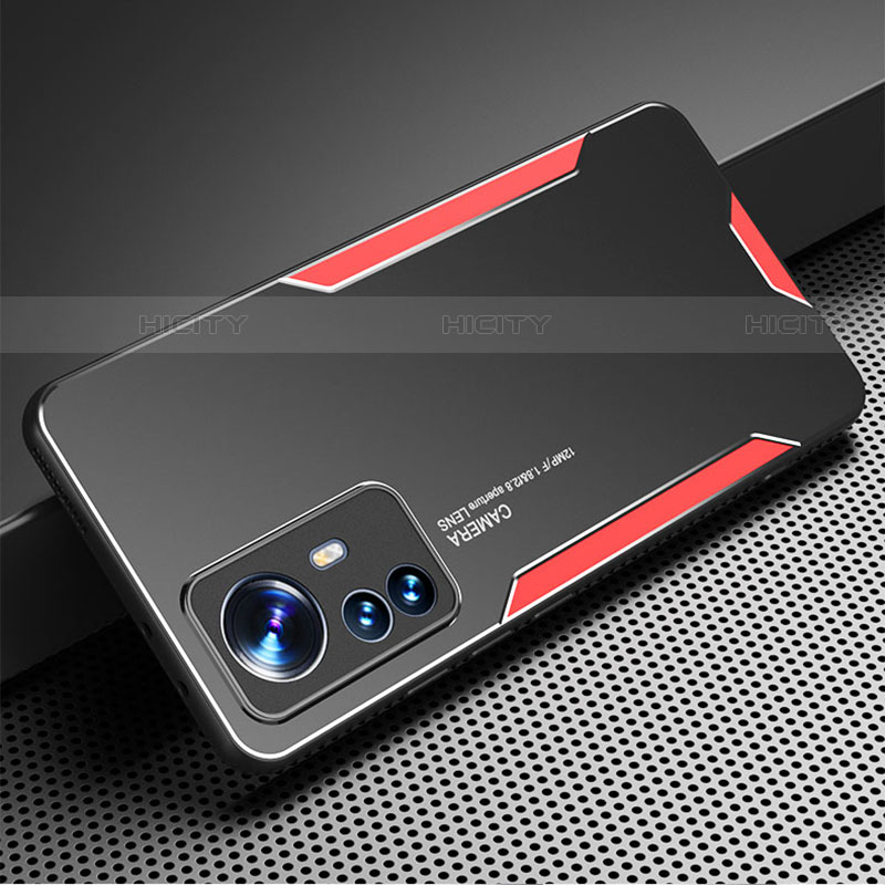 Coque Luxe Aluminum Metal Housse et Bumper Silicone Etui M01 pour Xiaomi Mi 12S Pro 5G Plus