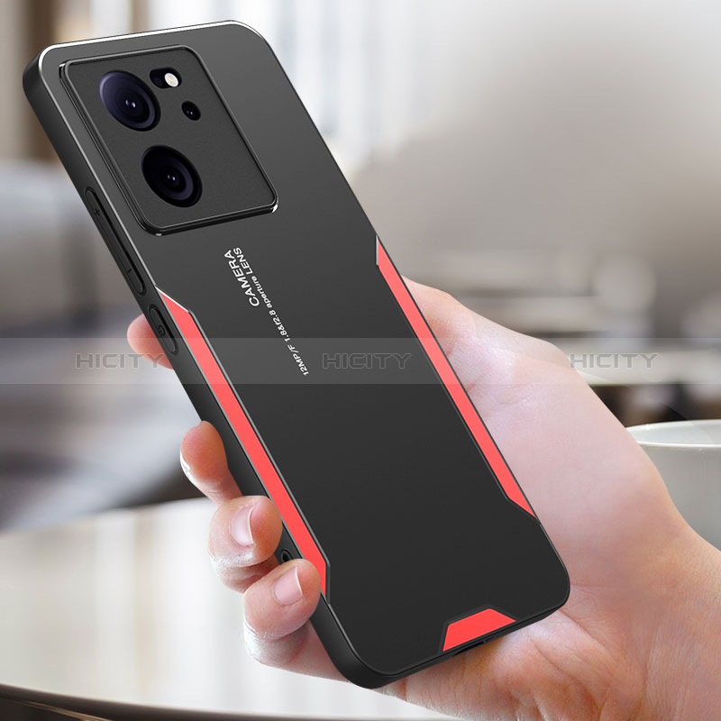 Coque Luxe Aluminum Metal Housse et Bumper Silicone Etui PB1 pour Xiaomi Redmi K60 Ultra 5G Plus