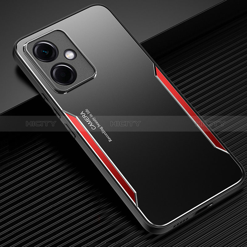 Coque Luxe Aluminum Metal Housse et Bumper Silicone Etui PB1 pour Xiaomi Redmi Note 12R Pro 5G Plus