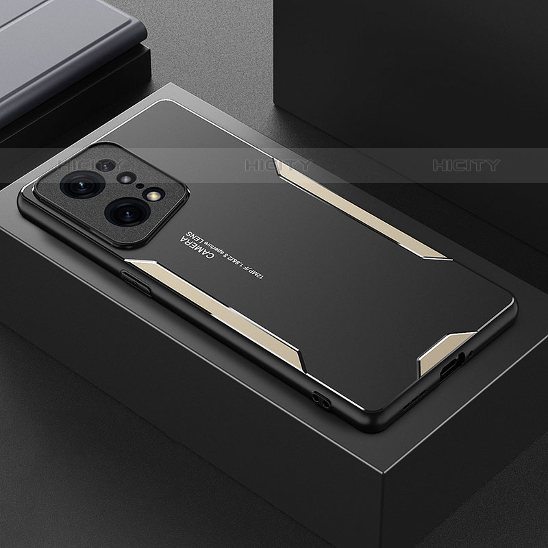 Coque Luxe Aluminum Metal Housse et Bumper Silicone Etui pour Oppo Find X5 Pro 5G Plus