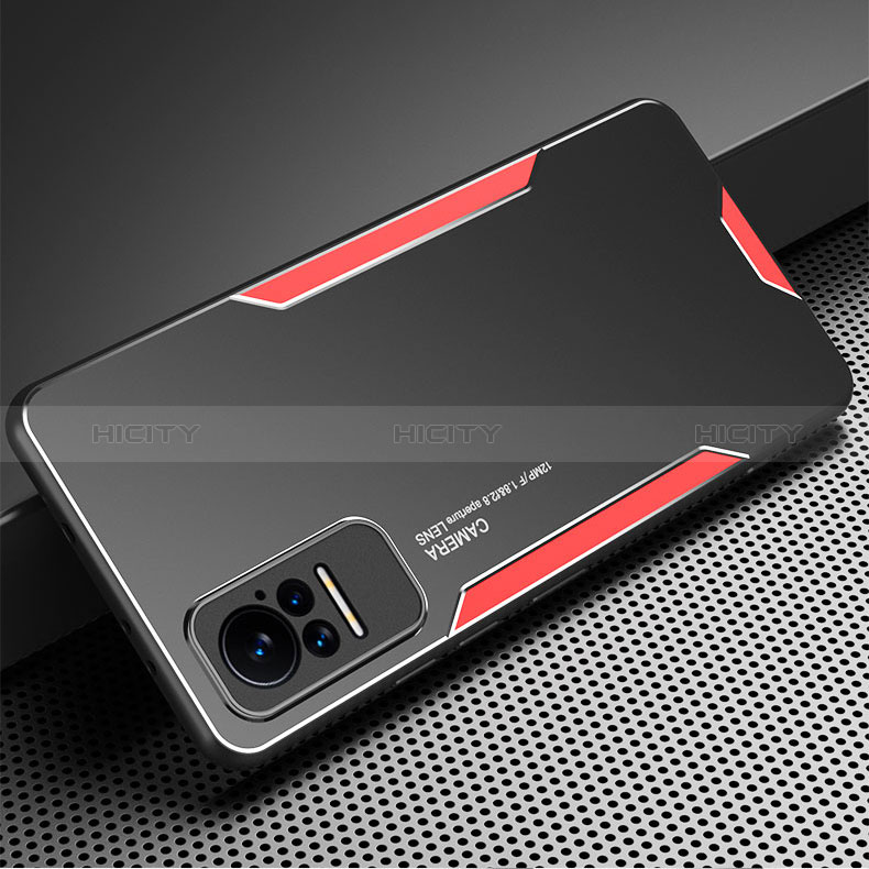 Coque Luxe Aluminum Metal Housse et Bumper Silicone Etui pour Xiaomi Civi 1S 5G Plus