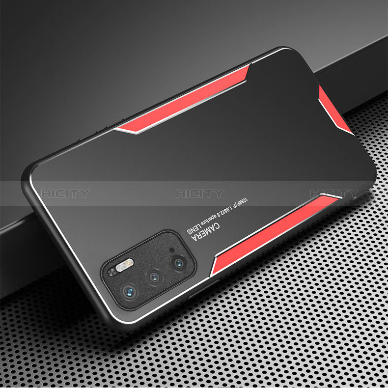 Coque Luxe Aluminum Metal Housse et Bumper Silicone Etui pour Xiaomi POCO M3 Pro 5G Plus