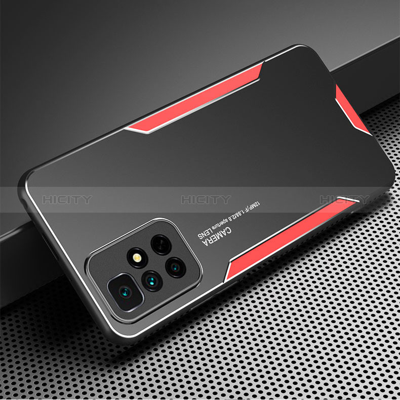 Coque Luxe Aluminum Metal Housse et Bumper Silicone Etui pour Xiaomi Redmi 10 (2022) Plus