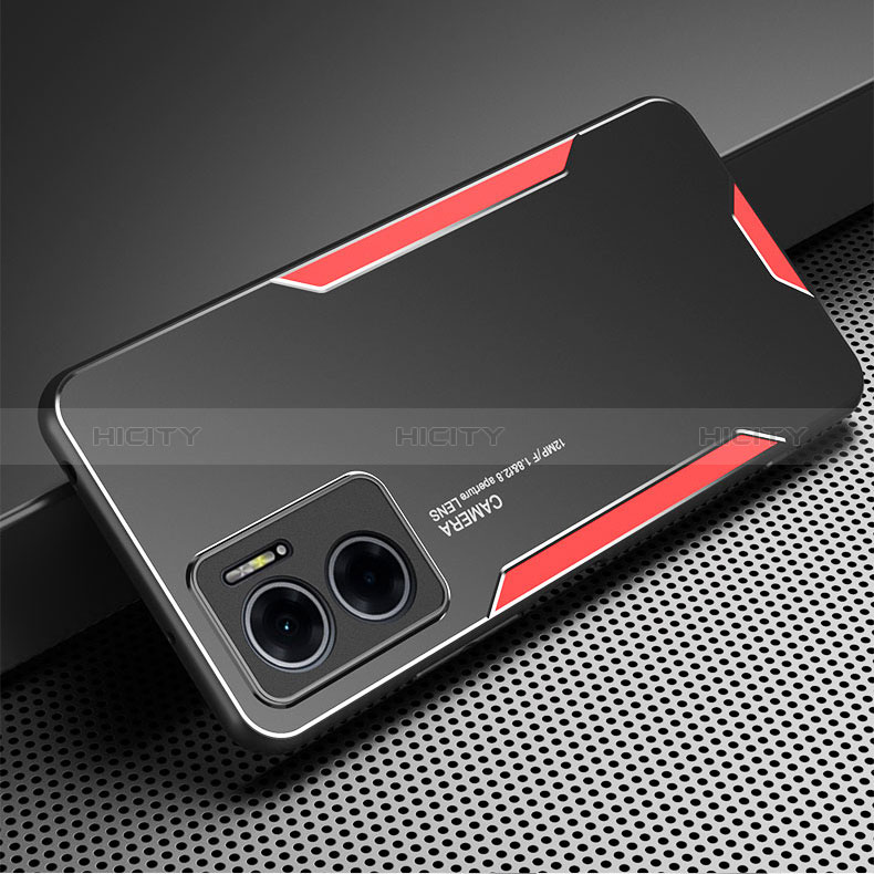 Coque Luxe Aluminum Metal Housse et Bumper Silicone Etui pour Xiaomi Redmi 11 Prime 5G Plus