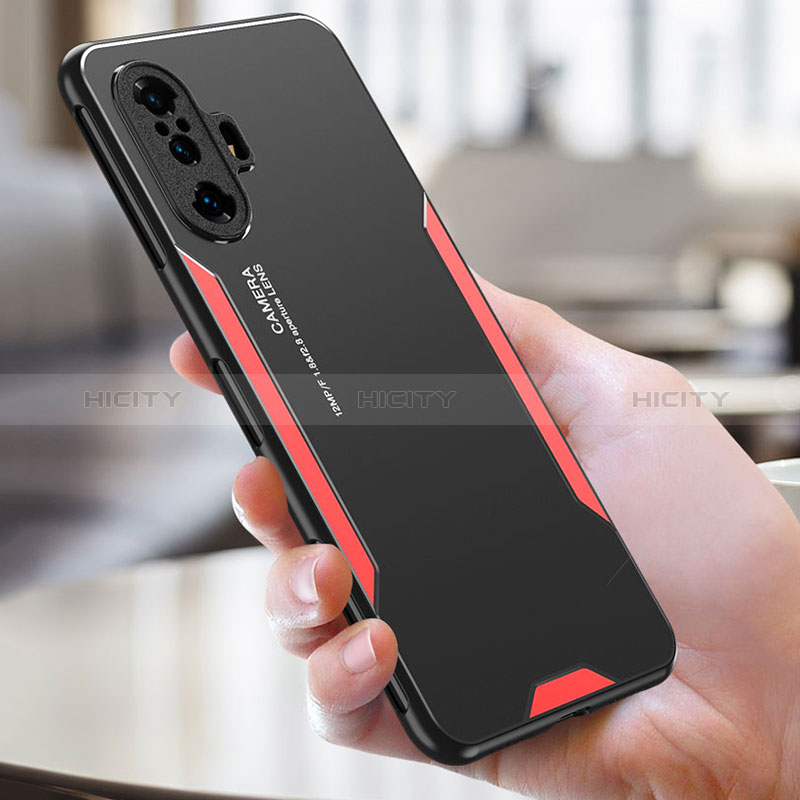 Coque Luxe Aluminum Metal Housse et Bumper Silicone Etui pour Xiaomi Redmi K40 Gaming 5G Plus