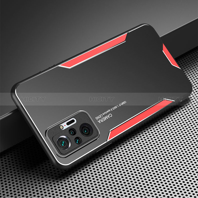 Coque Luxe Aluminum Metal Housse et Bumper Silicone Etui pour Xiaomi Redmi Note 10 Pro Max Plus