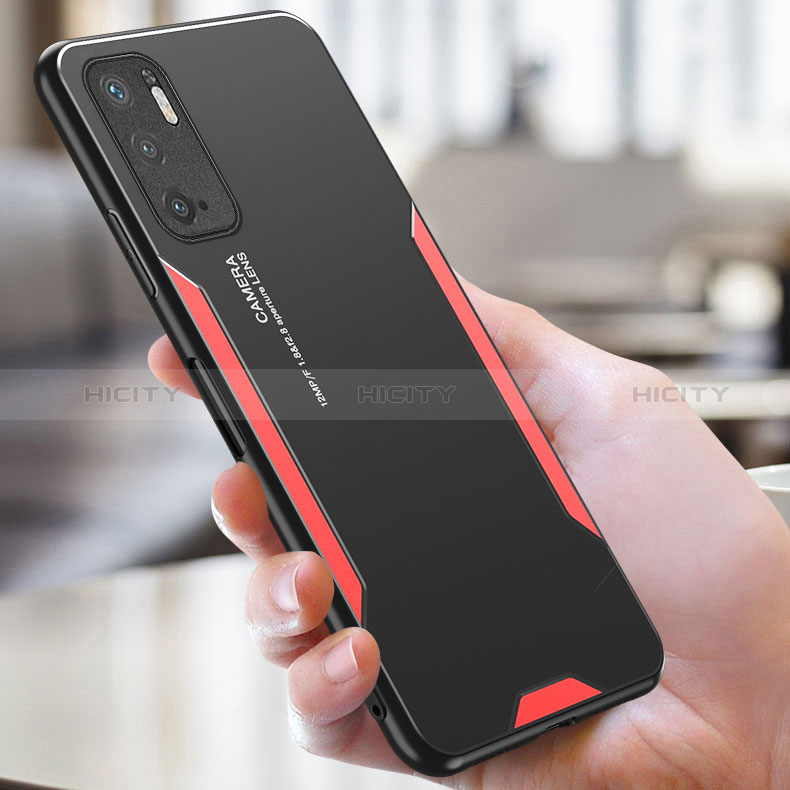 Coque Luxe Aluminum Metal Housse et Bumper Silicone Etui pour Xiaomi Redmi Note 10T 5G Plus