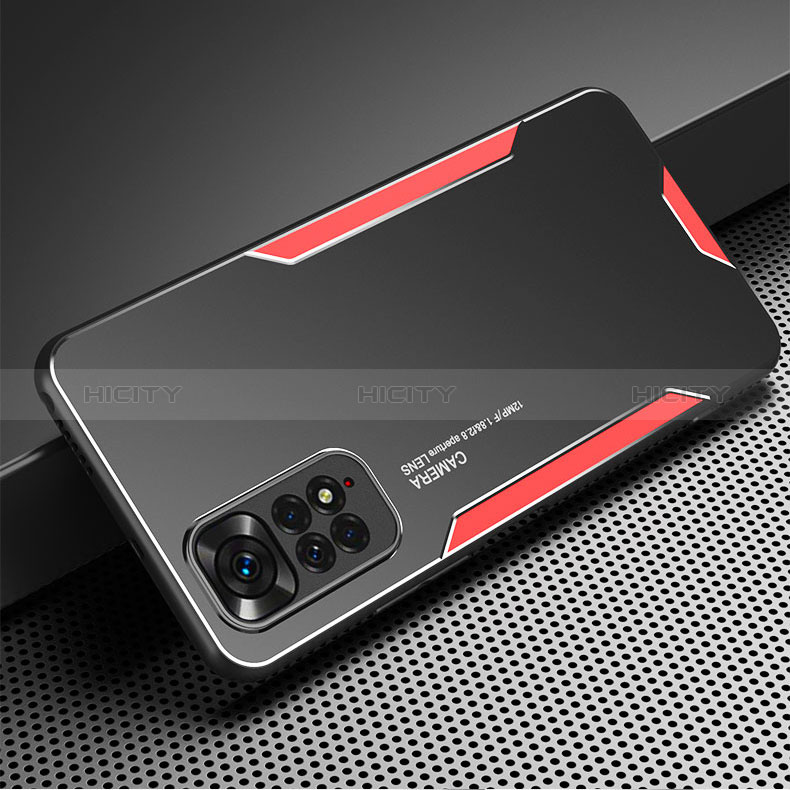 Coque Luxe Aluminum Metal Housse et Bumper Silicone Etui pour Xiaomi Redmi Note 11 Pro 4G Plus