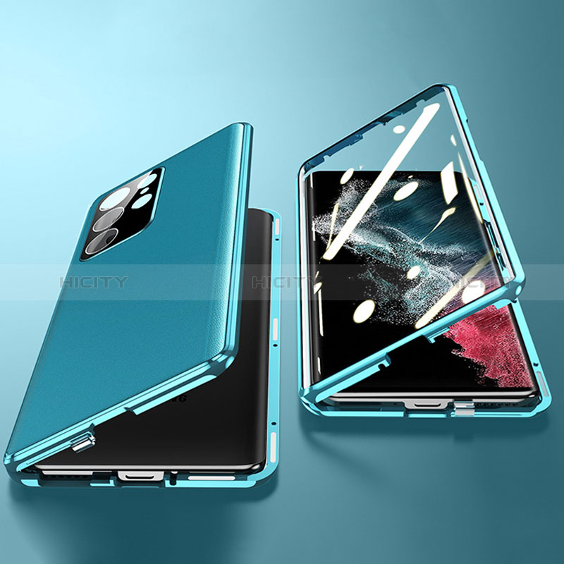 Coque Luxe Aluminum Metal Housse Etui 360 Degres D01 pour Samsung Galaxy S25 Ultra 5G Plus