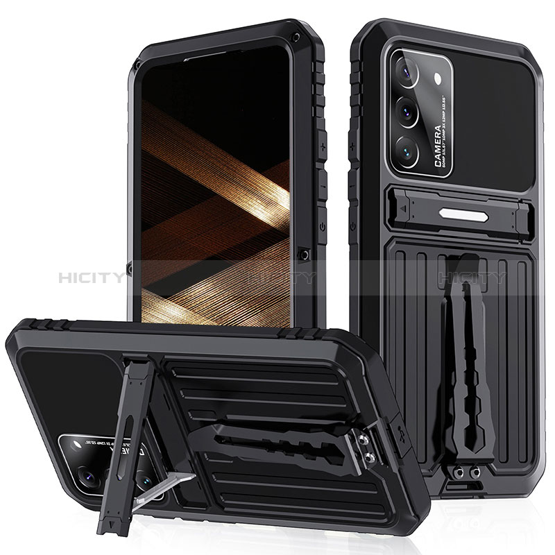 Coque Luxe Aluminum Metal Housse Etui 360 Degres LK1 pour Samsung Galaxy S23 Plus 5G Noir Plus