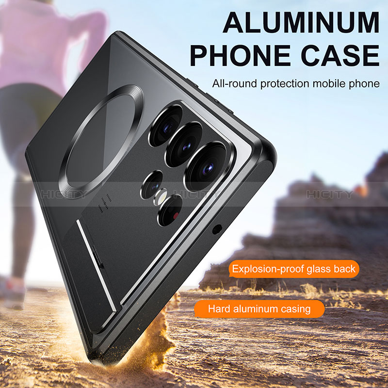 Coque Luxe Aluminum Metal Housse Etui 360 Degres LK1 pour Samsung Galaxy S23 Ultra 5G Plus