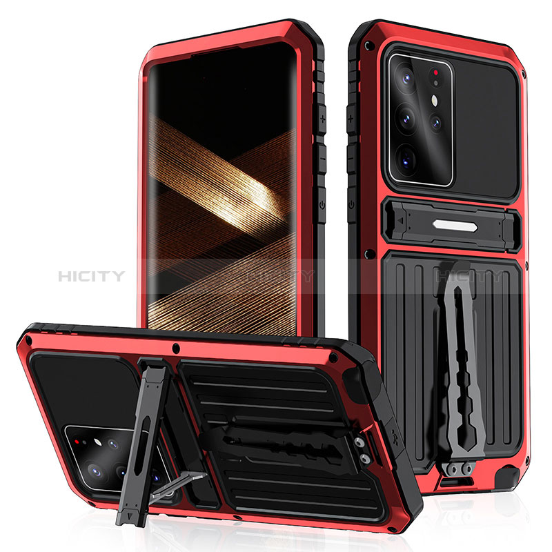 Coque Luxe Aluminum Metal Housse Etui 360 Degres LK2 pour Samsung Galaxy S24 Ultra 5G Plus