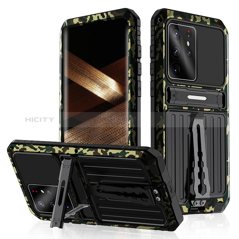 Coque Luxe Aluminum Metal Housse Etui 360 Degres LK2 pour Samsung Galaxy S24 Ultra 5G Plus