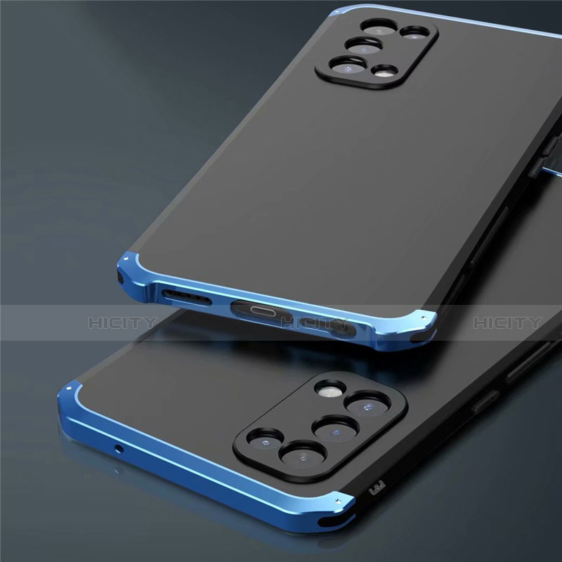 Coque Luxe Aluminum Metal Housse Etui 360 Degres M02 pour Oppo Reno5 5G Plus