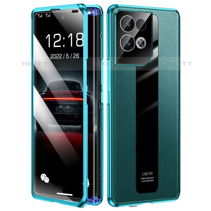 Coque Luxe Aluminum Metal Housse Etui 360 Degres P01 pour Oppo Reno9 5G Plus