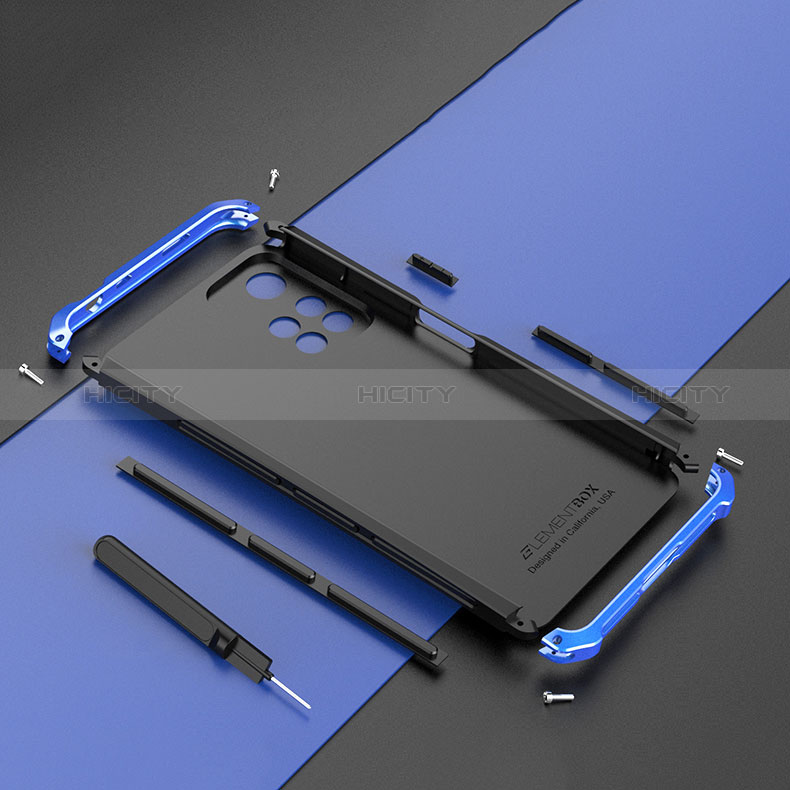 Coque Luxe Aluminum Metal Housse Etui 360 Degres P01 pour Xiaomi Redmi Note 11 Pro+ Plus 5G Plus