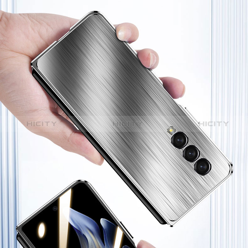 Coque Luxe Aluminum Metal Housse Etui 360 Degres pour Samsung Galaxy Z Fold3 5G Plus