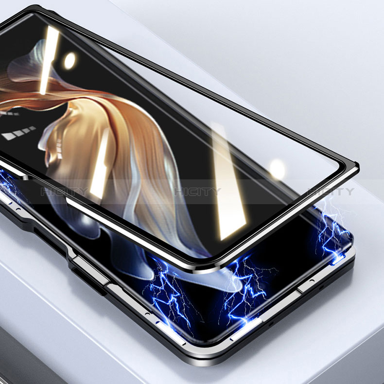 Coque Luxe Aluminum Metal Housse Etui 360 Degres pour Samsung Galaxy Z Fold3 5G Plus