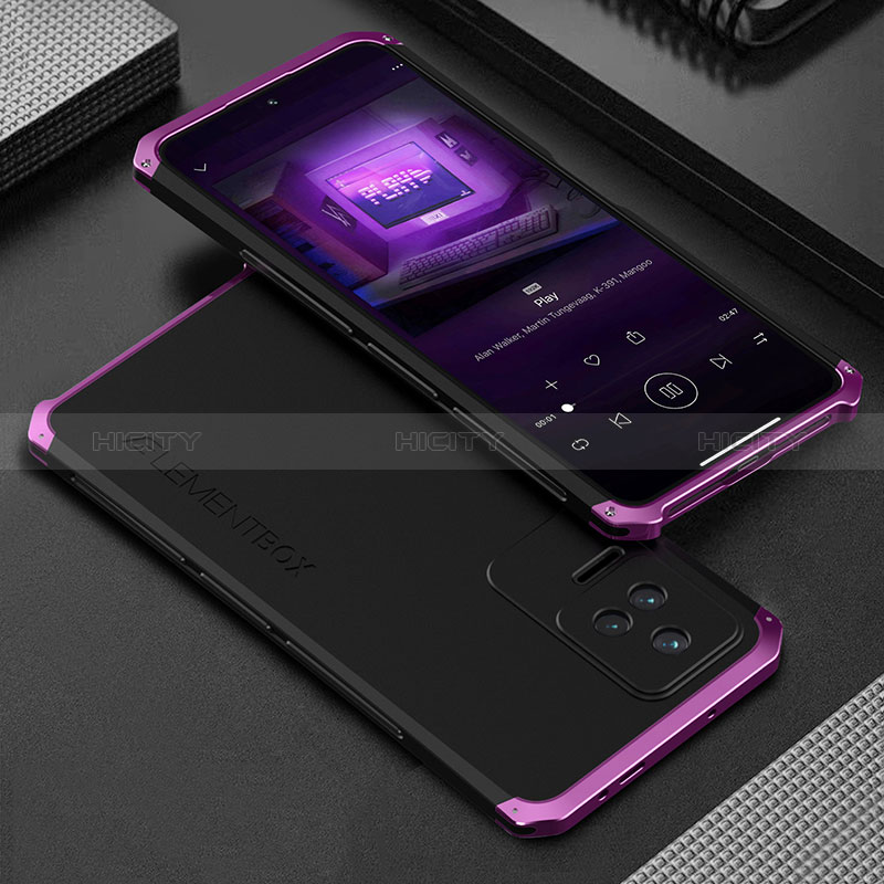 Coque Luxe Aluminum Metal Housse Etui 360 Degres pour Xiaomi Redmi K40S 5G Plus