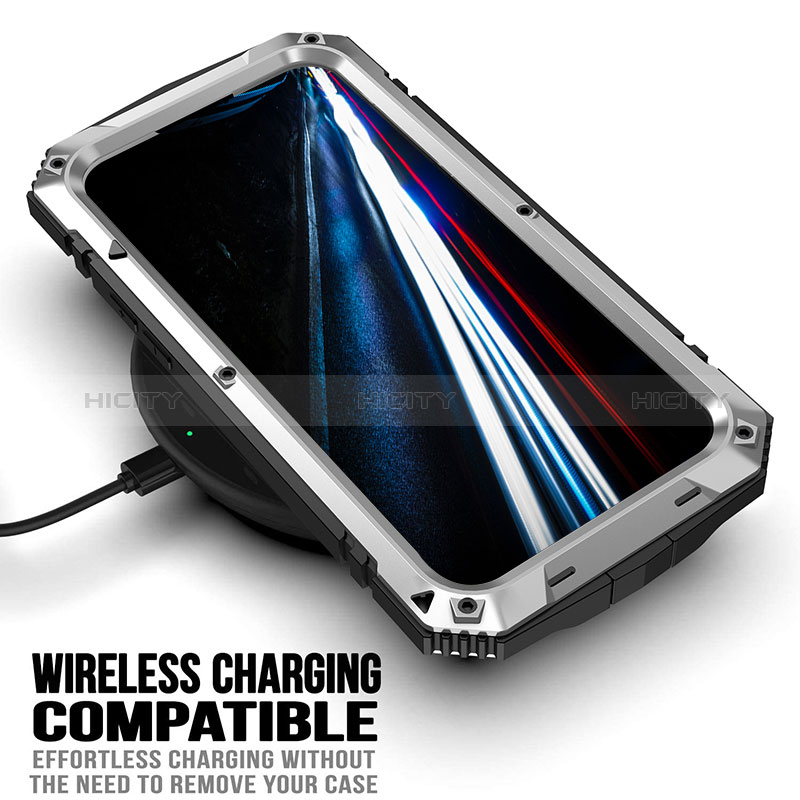 Coque Luxe Aluminum Metal Housse Etui 360 Degres RJ1 pour Apple iPhone 15 Pro Max Plus